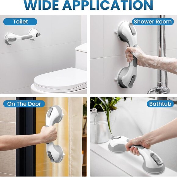 Grab Bars for Bathtubs and Showers 2 Pack - Picture 7 of 9